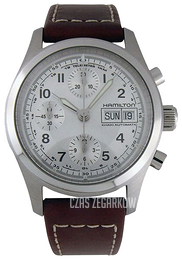 Hamilton Khaki Srebrny/Skóra Ø38 mm H71456553