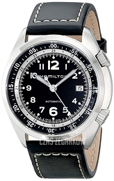 Hamilton Khaki Czarny/Skóra Ø41 mm H76455733