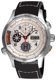 Hamilton Khaki Aviation Biały/Guma Ø46 mm H76656353