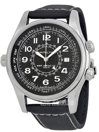 Hamilton Navy Czarny/Tkanina Ø42 mm H77505433