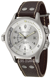 Hamilton Khaki Srebrny/Skóra Ø42 mm H77625853