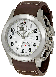 Hamilton Khaki Srebrny/Guma Ø43 mm H77716853