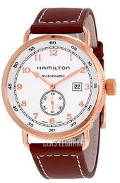 Hamilton Khaki Biały/Skóra Ø43 mm H77745553