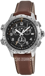 Hamilton Czarny/Skóra Ø46 mm H77912535