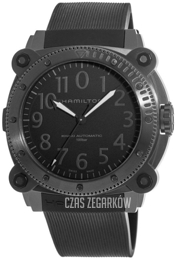 Hamilton Khaki Navy Czarny/Guma Ø46 mm H78505330