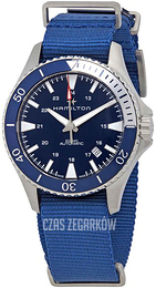 Hamilton Khaki Navy Niebieski/Tkanina Ø40 mm H82345941