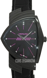 Hamilton Ventura Czarny/Skóra H89421731