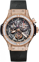 Hublot Big Bang 44.5mm Tourbillon Szkieletowa tarczy/Guma Ø44.5 mm 308.PX.130.RX.094