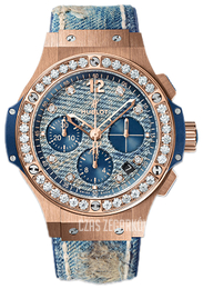Hublot Big Bang 41mm Niebieski/Guma Ø41 mm 341.PL.2780.NR.1204.JEANS
