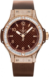 Hublot Big Bang 38mm Cappuccion Brązowy/Guma Ø38 mm 361.PC.3380.RC.0904