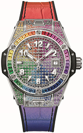 Hublot Big Bang 33mm Srebrny/Guma Ø33 mm 485.SX.9900.LR.0999