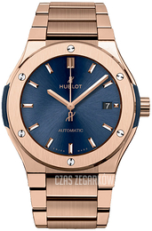 Hublot Classic Fusion Niebieski/18 karatowe różowe złoto Ø45 mm 510.OX.7180.OX