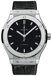 Hublot Classic Fusion Czarny/Skóra Ø45 mm 511.NX.1171.LR