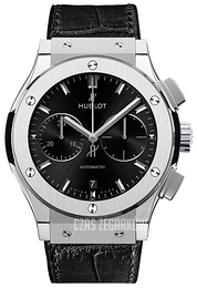 Hublot Classic Fusion Czarny/Skóra Ø45 mm 521.NX.1171.LR
