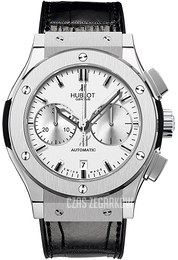 Hublot Classic Fusion Srebrny/Skóra Ø45 mm 521.NX.2610.LR
