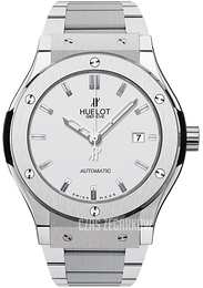 Hublot Classic Fusion Srebrny/Tytan Ø42 mm 542.NX.2610.NX