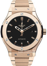 Hublot Classic Fusion Czarny/18 karatowe różowe złoto Ø42 mm 542.OX.1180.OX