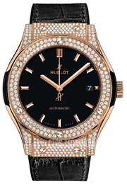 Hublot Classic Fusion Czarny/Skóra Ø42 mm 542.OX.1181.LR.1704