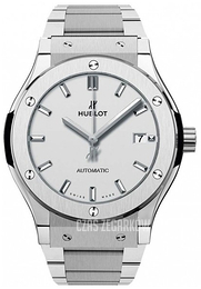 Hublot Classic Fusion Srebrny/Tytan Ø42 mm 548.NX.2610.NX