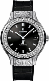 Hublot Classic Fusion Czarny/Guma Ø38 mm 565.NX.1470.LR.1604