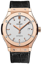 Hublot Classic Fusion Srebrny/Skóra Ø38 mm 565.OX.2611.LR