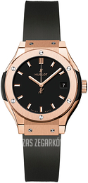 Hublot Classic Fusion Czarny/Guma Ø33 mm 581.OX.1181.RX