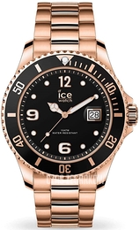 Ice Watch Czarny/Stal w kolorze różowego złota Ø40 mm 016764