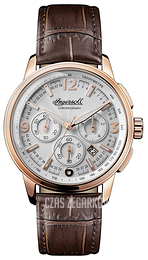 Ingersoll The Regent Srebrny/Skóra Ø47 mm I00101