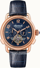 Ingersoll The New England Niebieski/Skóra Ø44 mm I00902B