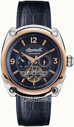 Ingersoll The Michigan Niebieski/Skóra Ø45 mm I01101B