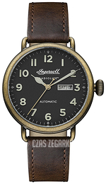 Ingersoll The Trenton Czarny/Skóra Ø44 mm I03403