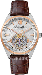 Ingersoll The Shelby Srebrny/Skóra Ø44 mm I10901