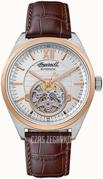 Ingersoll The Shelby Srebrny/Skóra Ø44 mm I10901B