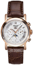 Ingersoll Srebrny/Skóra Ø44 mm IN1229RSL