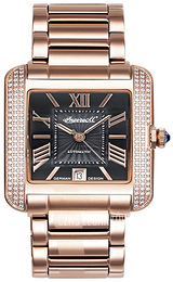 Ingersoll Czarny/Stal w kolorze różowego złota IN1715RBK