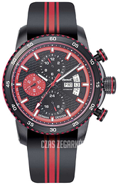 Ingersoll Bison Czarny/Skóra Ø44 mm IN1717RD