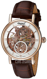 Ingersoll Srebrny/Skóra Ø40 mm IN1918RSL