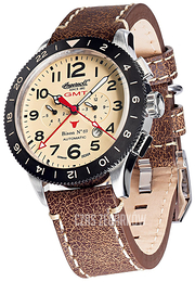 Ingersoll Bison Beżowy/Skóra Ø46 mm IN3224CR