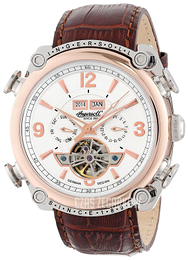 Ingersoll Biały/Skóra Ø45 mm IN4505RWH