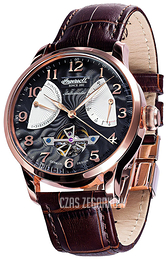 Ingersoll Czarny/Skóra Ø44 mm IN6910RBK