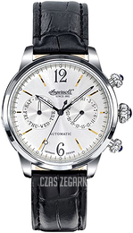 Ingersoll Srebrny/Skóra Ø44 mm IN8009SL