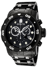 Invicta Pro Diver Czarny/Stal Ø48 mm 0076