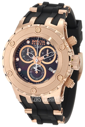 Invicta Reserve Czarny/Stal w kolorze różowego złota Ø40 mm 0534
