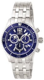 Invicta II Niebieski/Stal Ø45 mm 0620