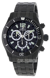 Invicta Chronograph Czarny/Stal Ø45 mm 0624