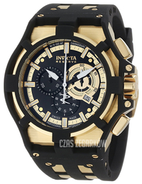 Invicta Akula Czarny/Stal w odcieniu złota Ø50 mm 0639