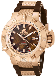 Invicta Subaqua Brązowy/Stal w kolorze różowego złota Ø50 mm 0739