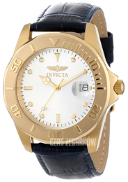Invicta Pro Diver Srebrny/Skóra Ø43 mm 10230
