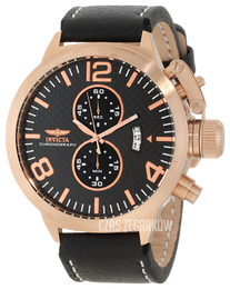 Invicta Corduba Czarny/Skóra Ø52 mm 10236