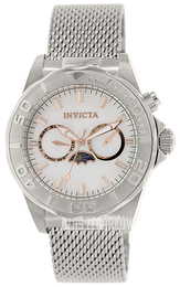 Invicta Biały/Stal Ø44 mm 10596